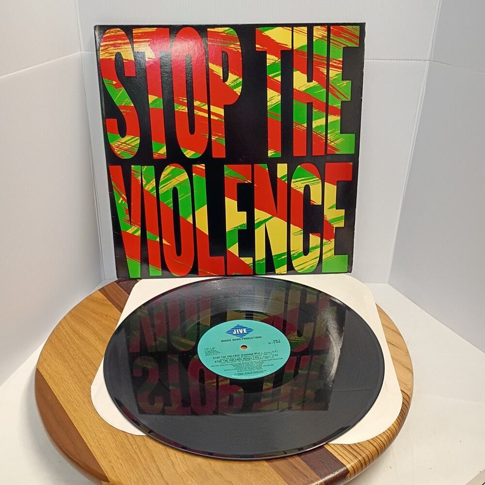 Boogie Down Productions Stop The Violence 12" Vinyl Record LP